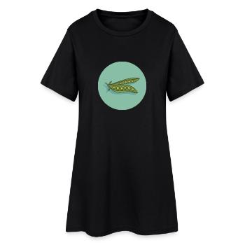 Idée de cadeau de végétarien végétarien - Robe T-shirt Femme - noir - Devant
