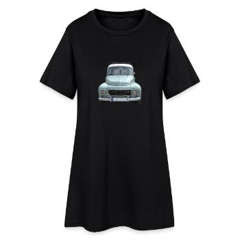 Buckelvolvo voiture ancienne - Robe T-shirt Femme - noir - Devant