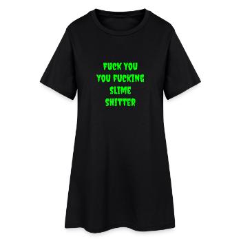 Muquezine n° 2 - Robe T-shirt Femme - noir - Devant