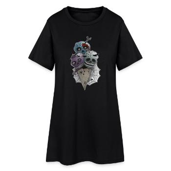 GothICECream Deluxe - Robe T-shirt Femme - noir - Devant