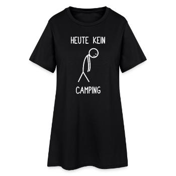 Camper Pas de camping aujourd’hui - Robe T-shirt Femme - noir - Devant