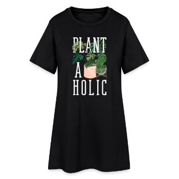 Cadeaux pour les jardins et les amoureux des plantes - Robe T-shirt Femme - noir - Devant
