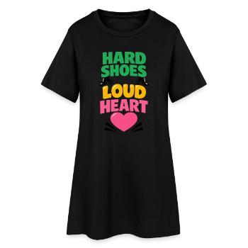 Danse irlandaise Éventeur celtique de danse - Robe T-shirt Femme - noir - Devant
