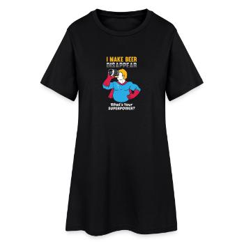 Boire de l'alcool I Disappear faire de la bière cadeau - Robe T-shirt Femme - noir - Devant