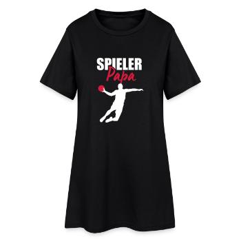 Handball Spieler Papa - Dad - Vater - Handballer - Frauen T-Shirt-Kleid - Schwarz - Vorne