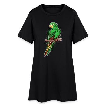 Oiseau, Amoureux Des Oiseaux, Animal, Perroquet, Animal De Compagnie, Zoo - Robe T-shirt Femme - noir - Devant