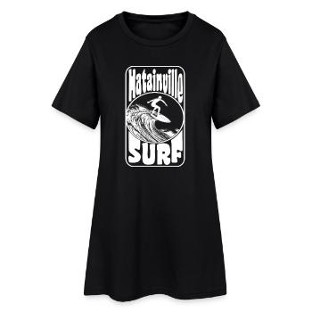 Hatainville - Robe T-shirt Femme - noir - Devant