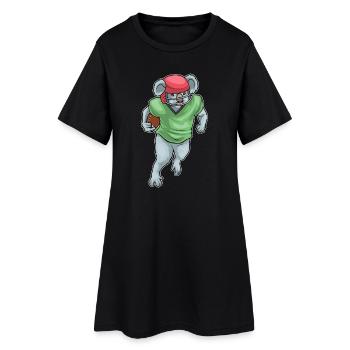 Koala American Football Sports - Women’s T-Shirt Dress - black - Front