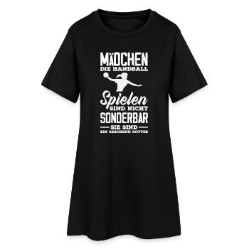 Handball Joueurs Handball Handball Cadeaux - Robe T-shirt Femme - noir - Devant