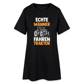 Tractor Farmer Farmer Tractor Driver Tractor - Women’s T-Shirt Dress - black - Front