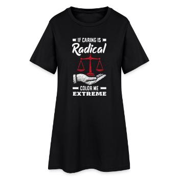 radicalized by fundamental - Women’s T-Shirt Dress - black - Front