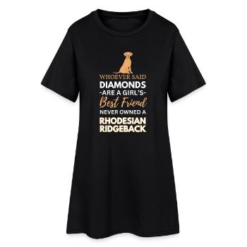 Meilleur Chien Ami Rhodesian Ridgeback - Robe T-shirt Femme - noir - Devant