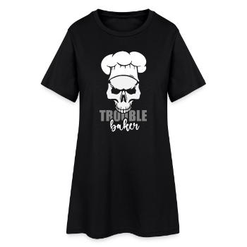 Pâtisserie Pâtissière Pât - Robe T-shirt Femme - noir - Devant