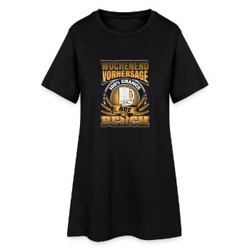 Berg appelle Erlangen, Berchshirt, Bergkirchweih Bier - Robe T-shirt Femme - noir - Devant