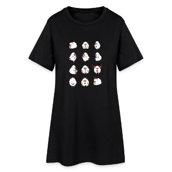 Mouton - Funny pictures - Idée cadeau - Robe T-shirt Femme - noir - Devant
