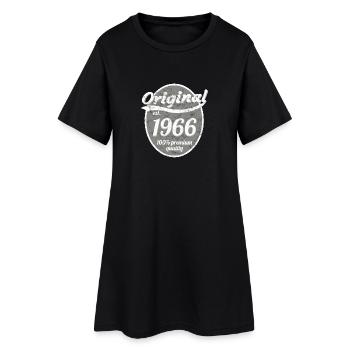 1966 - Women’s T-Shirt Dress - black - Front