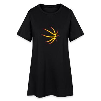 Basket-ball! BBall! Streetball! NBA! - Robe T-shirt Femme - noir - Devant