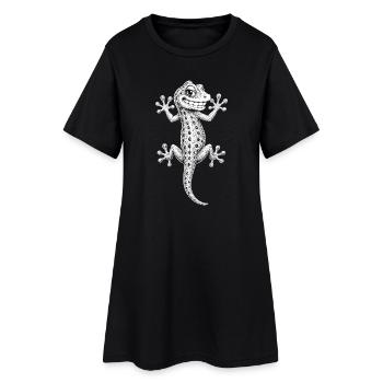 Gecko - Robe T-shirt Femme - noir - Devant