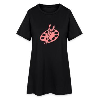 Painter - Women’s T-Shirt Dress - black - Front