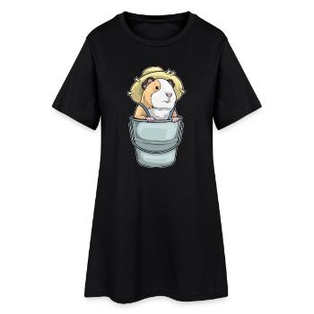 Ferme de seaux pour éleveurs de cochons d’Inde - Robe T-shirt Femme - noir - Devant