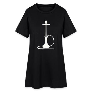 Shisha Silhouette - Robe T-shirt Femme - noir - Devant
