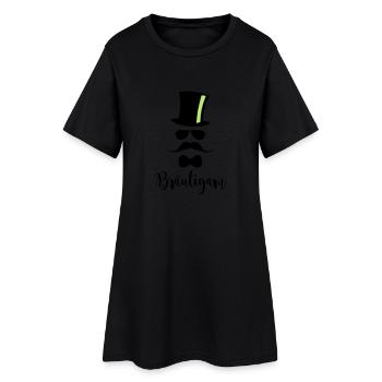 JGA Bräutigam Junggesellenabschied Ehe Hochzeit - Frauen T-Shirt-Kleid - Schwarz - Vorne