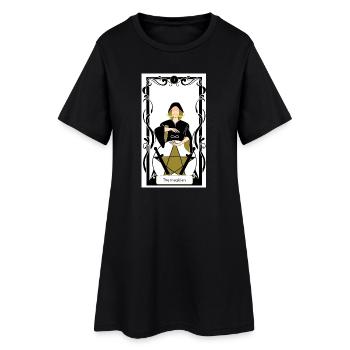 Le magicien  - Robe T-shirt Femme - noir - Devant