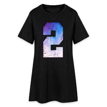 Issue 2 – 2 Year Anniversary Gift - Women’s T-Shirt Dress - black - Front