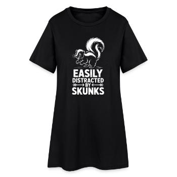 Paroles de moufette Cadeau drôle de moufette - Robe T-shirt Femme - noir - Devant