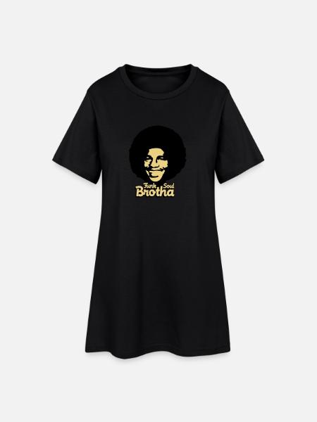 funksoulbrotha2 - Robe T-shirt Femme - noir