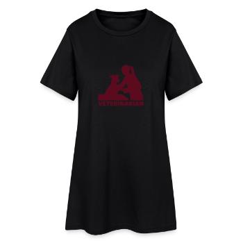 Veterinarian - Women’s T-Shirt Dress - black - Front