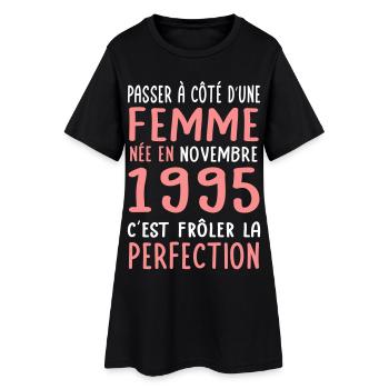 30th Birthday - Born in November 1995 - Women’s T-Shirt Dress - black - Front