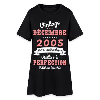 20 Years Anniversary - Vintage - December 2005 - Women’s T-Shirt Dress - black - Front