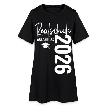 Remise des diplômes de la Realschule - Realschulabschluss 2026 - Robe T-shirt Femme - noir - Devant