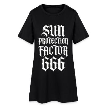 Sortilège de Provocation Gothique - Robe T-shirt Femme - noir - Devant