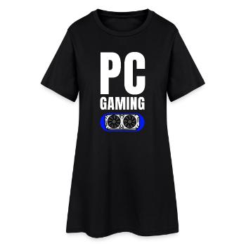 Emblème du GPU de jeu PC - Robe T-shirt Femme - noir - Devant