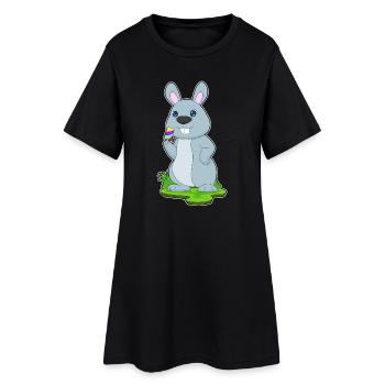 Bunny Popsicles - Women’s T-Shirt Dress - black - Front