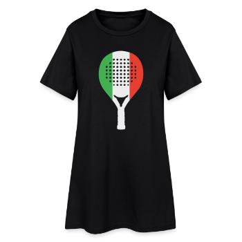 Padel-Italia - Women’s T-Shirt Dress - black - Front