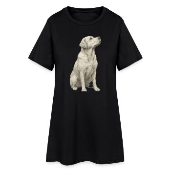 Labrador Gift for Dog Owners & Fans - Women’s T-Shirt Dress - black - Front