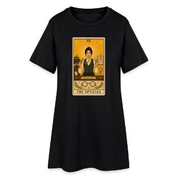 Optician | Glasses Eyes Tarot - Women’s T-Shirt Dress - black - Front