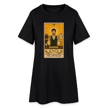 Opticiens | Tarot Yeux Lunettes - Robe T-shirt Femme - noir - Devant