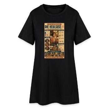 Die Heulsuse – Tränenreich und dramatisch - Frauen T-Shirt-Kleid - Schwarz - Vorne