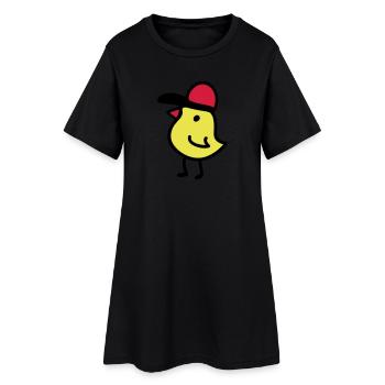 Cappy chicks 3 - Women’s T-Shirt Dress - black - Front