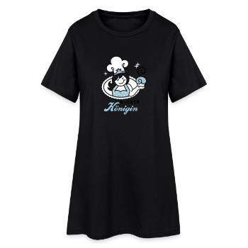 cuisines de la Reine - cuisine reine 3C - Robe T-shirt Femme - noir - Devant