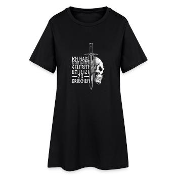 Wikinger Vikings Sprüche Odin Germane Geschenk - Frauen T-Shirt-Kleid - Schwarz - Vorne