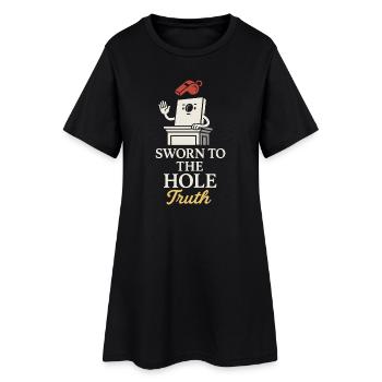 Cornhole Arbitre Arbitre officiel - Robe T-shirt Femme - noir - Devant