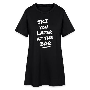 SKI YOU LATER AT THE BAR – Après Ski - Robe T-shirt Femme - noir - Devant