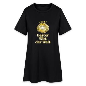 meilleur hôte du monde - série règle d'or - Robe T-shirt Femme - noir - Devant