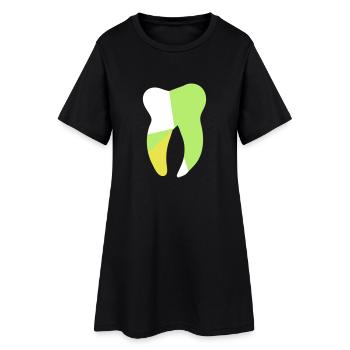 images de l’art dentaire - Robe T-shirt Femme - noir - Devant
