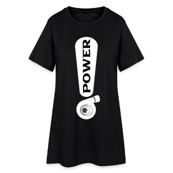 Turbo - Women’s T-Shirt Dress - black - Front